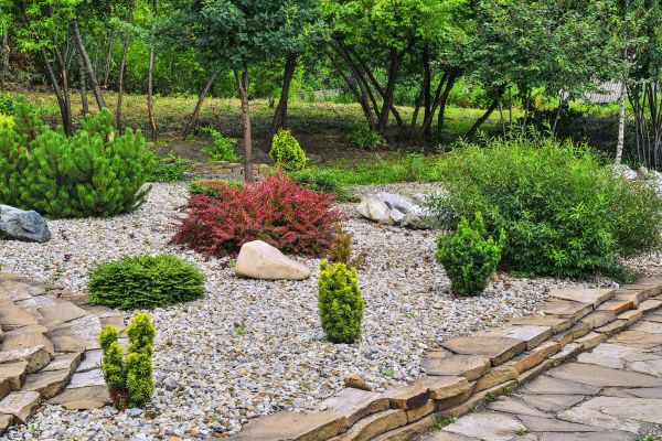 Rock Landscaping in Palm City