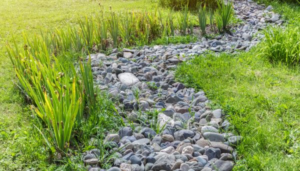 River Rock Garden Installation in Palm City
