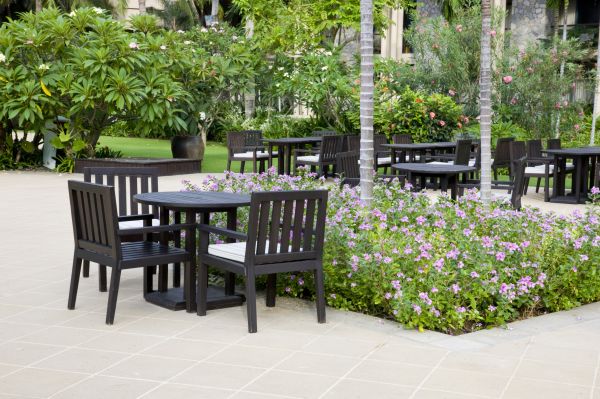 Courtyard Landscaping in Palm City