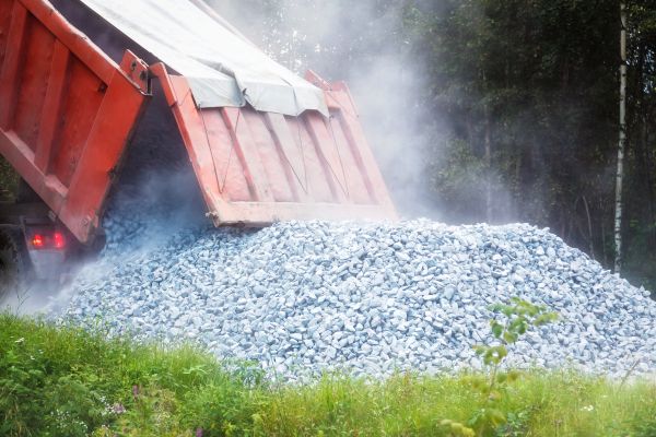 Limestone Gravel Delivery in Palm City