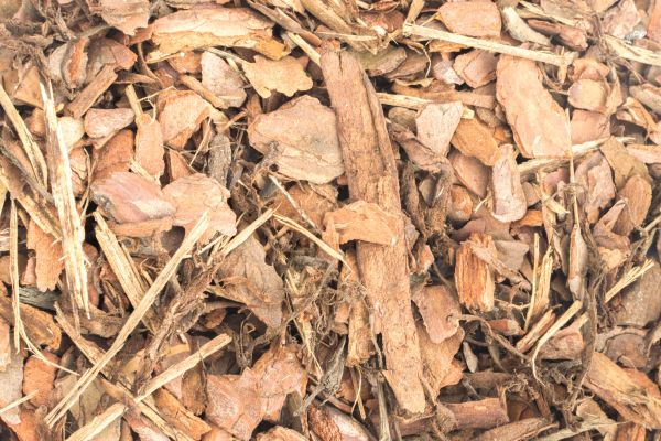 Bark Mulch Installation in Palm City