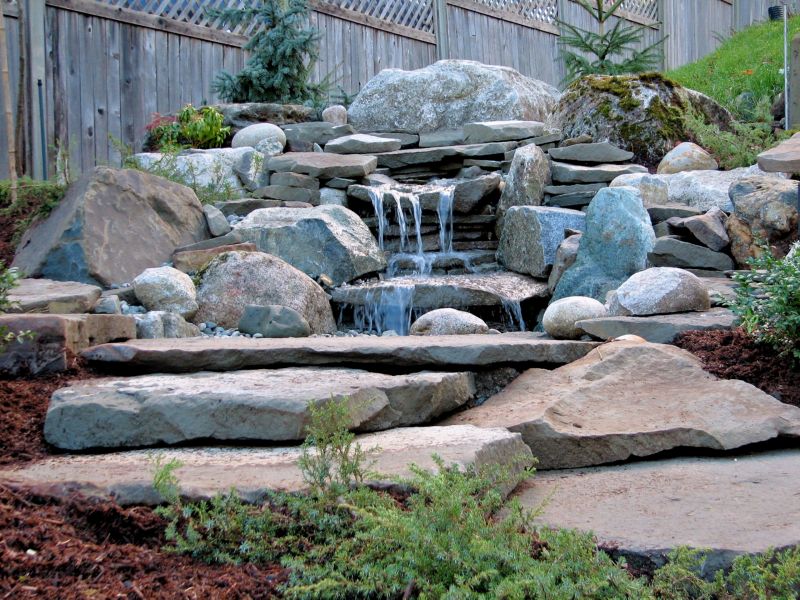 Rock Waterfall Installation
